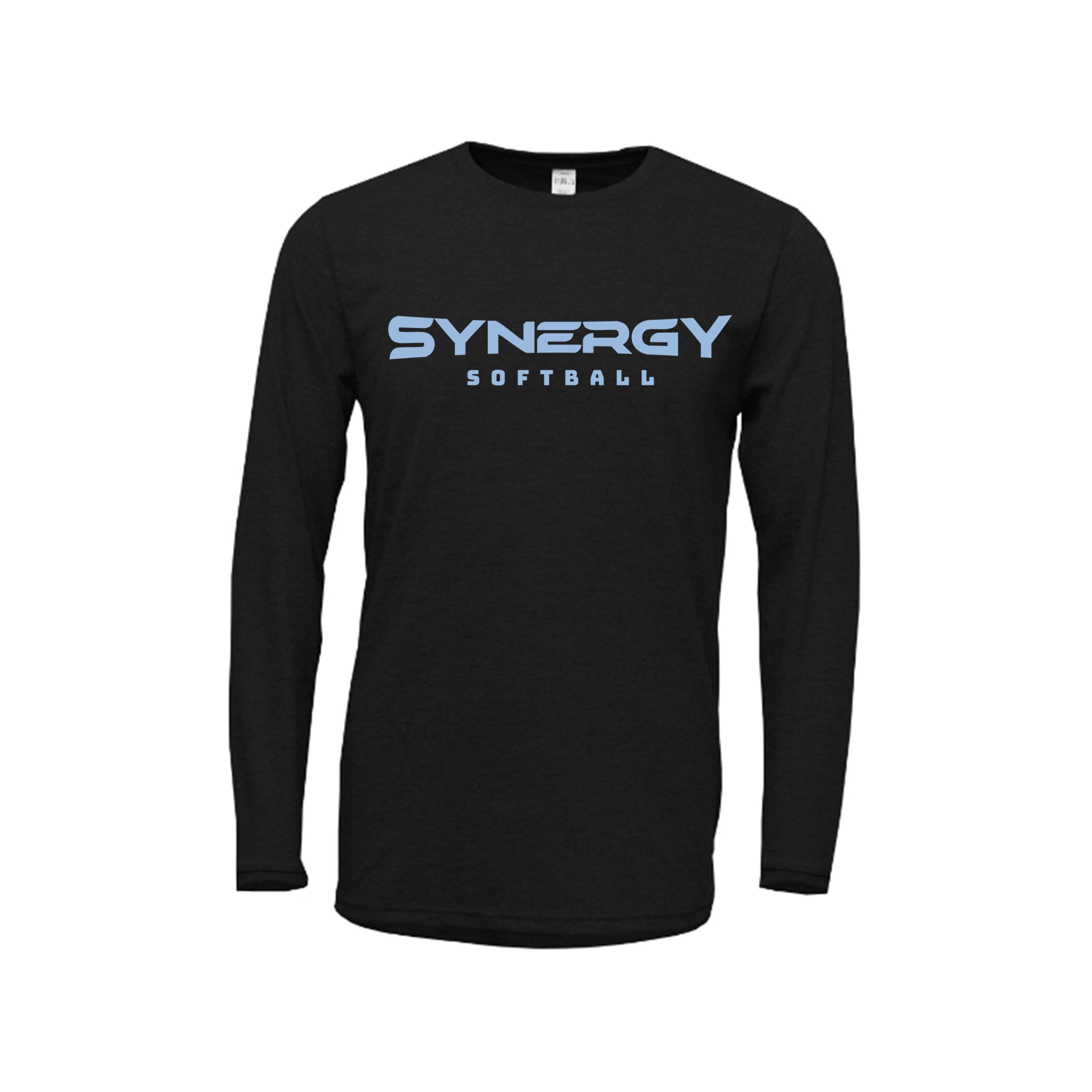 Adult Soft-Tek Blend Long Sleeve Shirt with Synergy Softball Logo