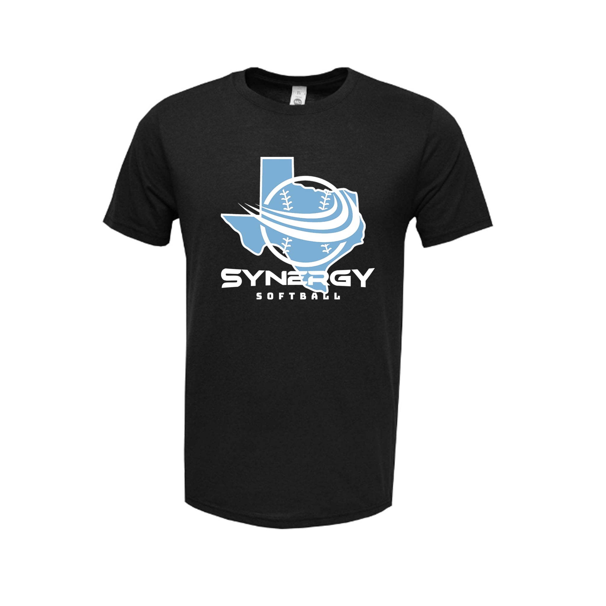 Adult Soft Tek T-Shirt with Full Color Texas Synergy Logo