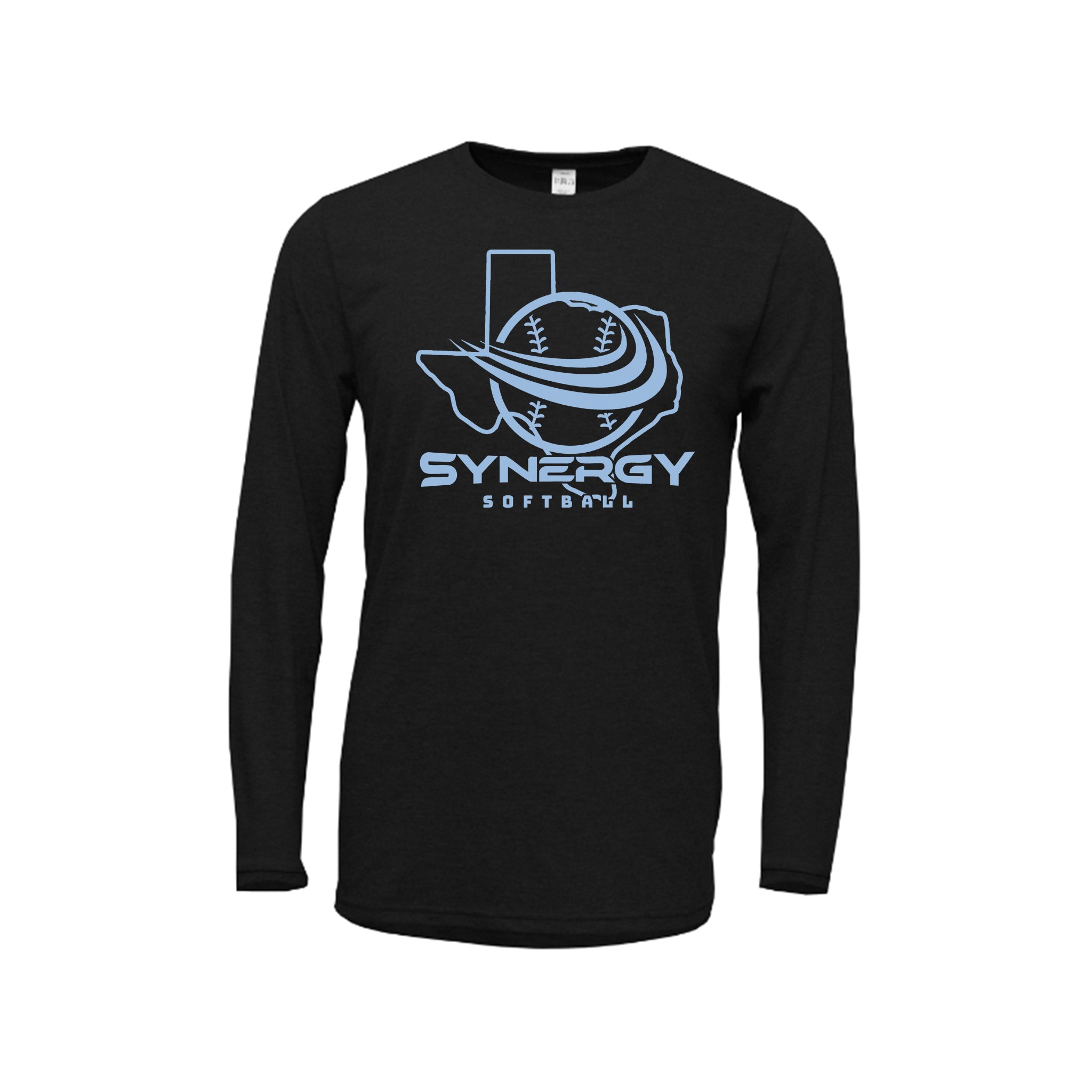 Adult Soft-Tek Blend Long Sleeve Shirt with Texas Synergy Logo