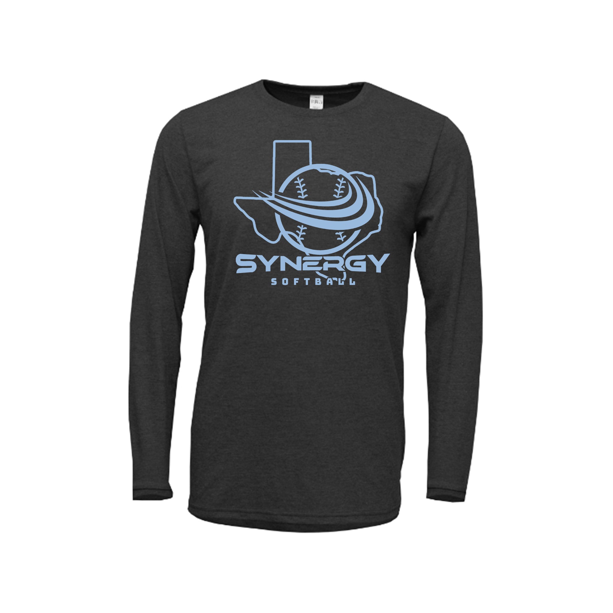 Adult Soft-Tek Blend Long Sleeve Shirt with Texas Synergy Logo