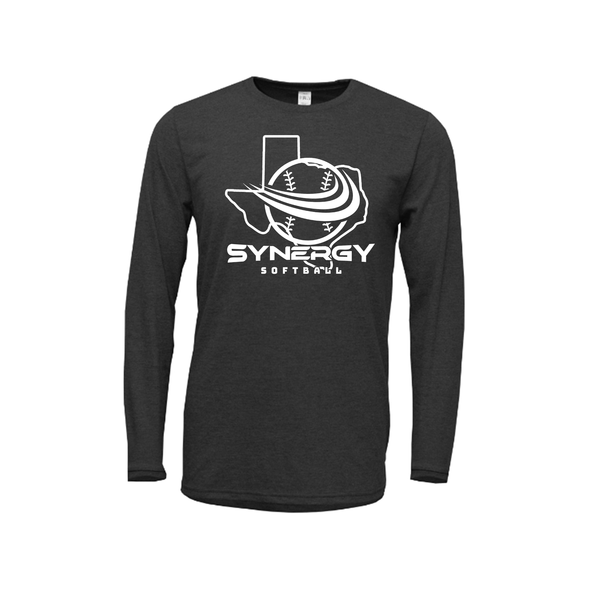Adult Soft-Tek Blend Long Sleeve Shirt with Texas Synergy Logo