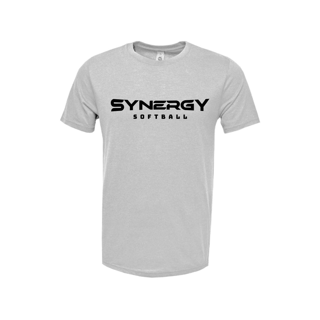 Adult Soft Tek T-Shirt with Synergy Softball Logo