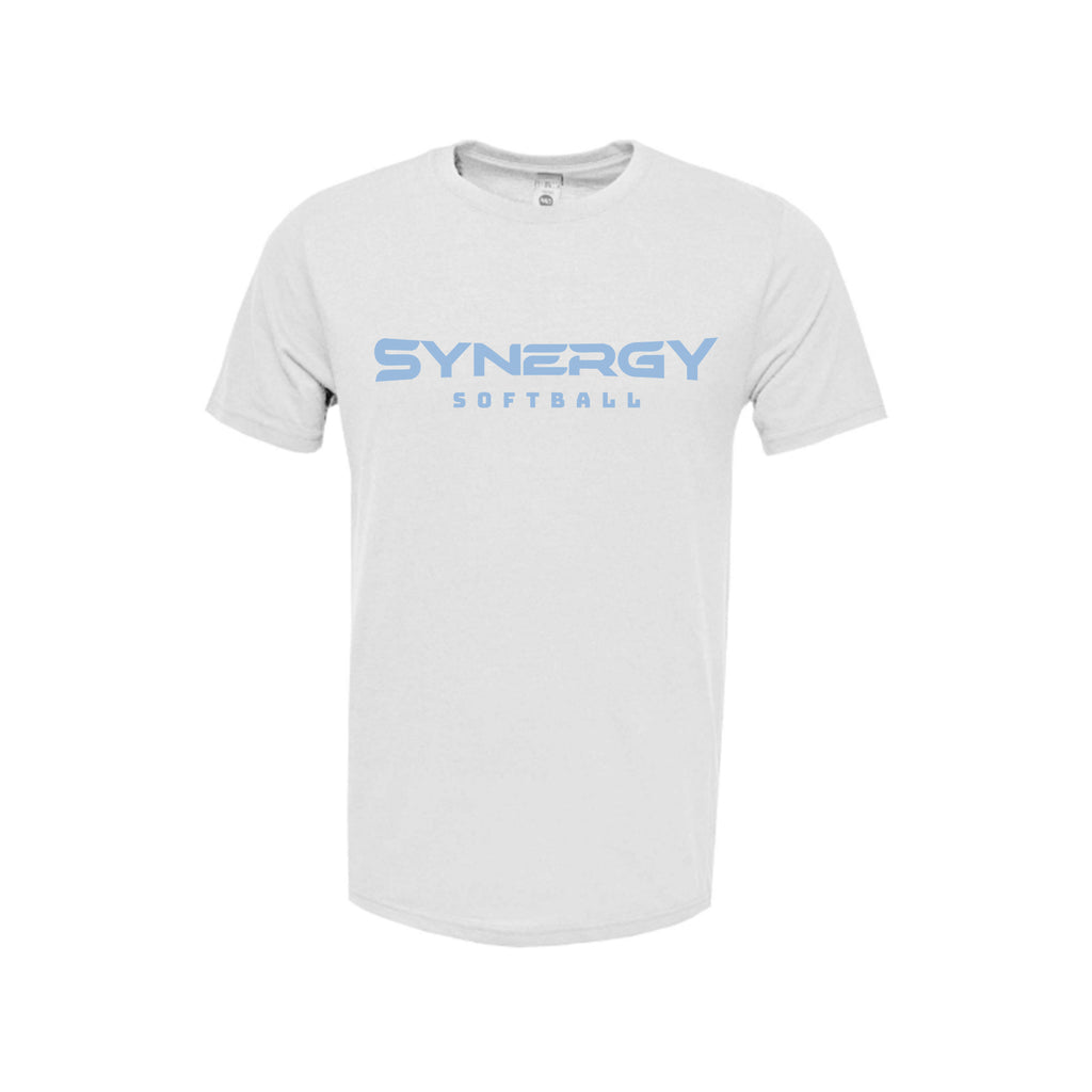 Adult Soft Tek T-Shirt with Synergy Softball Logo
